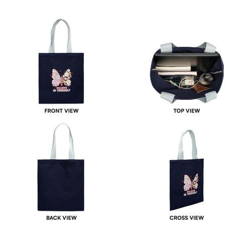 Believe in Yourself Butterfly Tote Bag